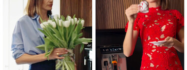 La modelo Nieves Álvarez se suma a la moda de las cocinas abiertas con una radical reforma que la une al salón