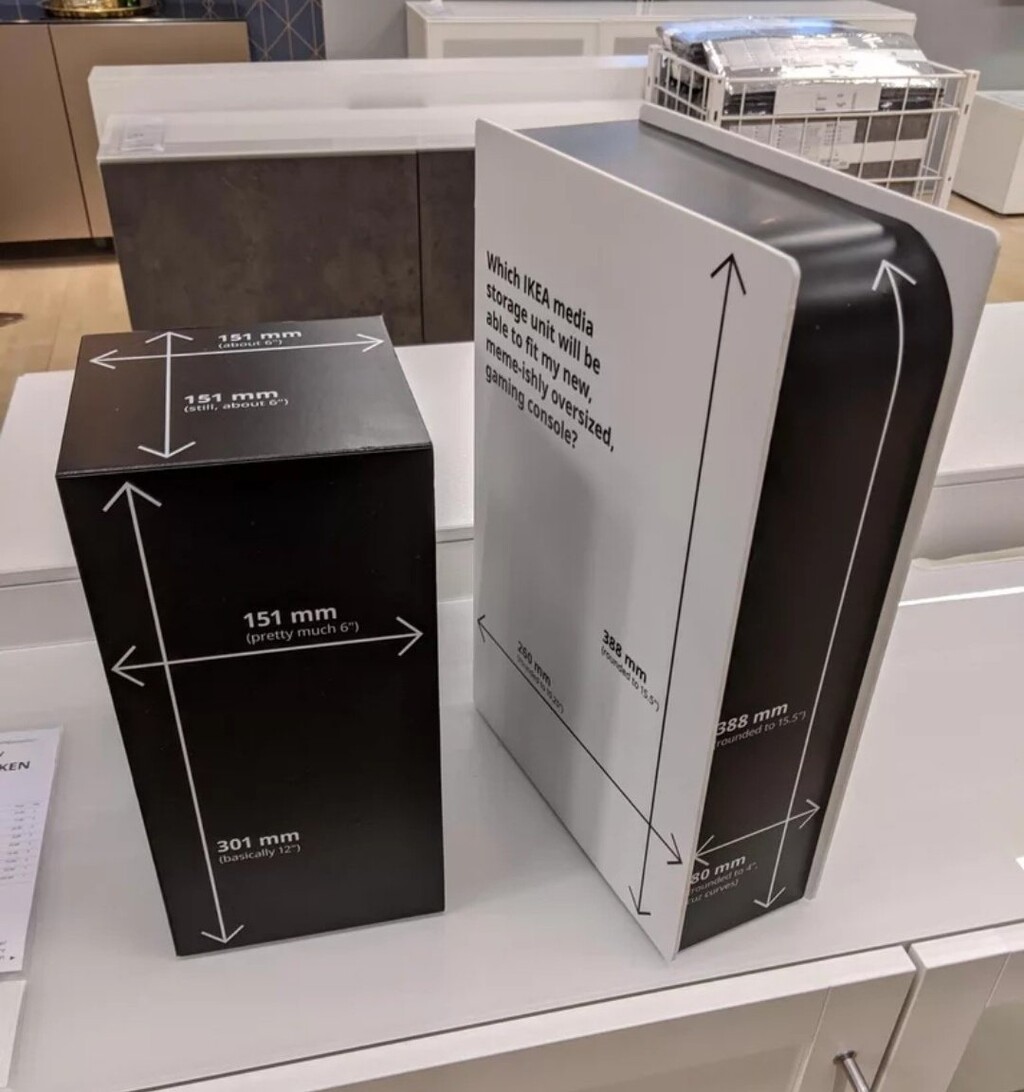 Puede que conseguir una PS5 o una Series X/S sea imposible, pero Ikea ha puesto remedio con los modelos en cartón de ambas consolas Puede que conseguir una PS5 o una Series X/S sea imposible, pero Ikea ha puesto remedio con los modelos en cartón de ambas consolas