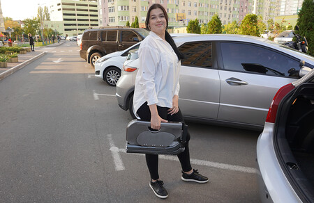 Boozter Patinete Electrico Plegable Mochila 1