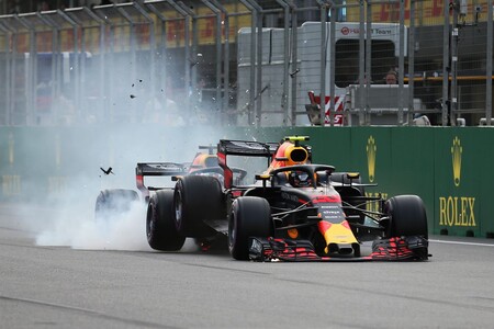 Verstappen Ricciardo Baku F1 2018