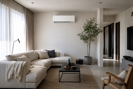 Un Salon Con Aire Acondicionado