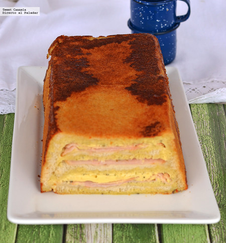 Panqué Croque Monsieur. Receta