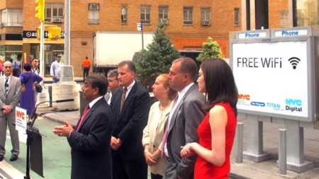 Las cabinas telefónicas se reconvierten en puntos de conexión WiFi gratuita en Nueva York
