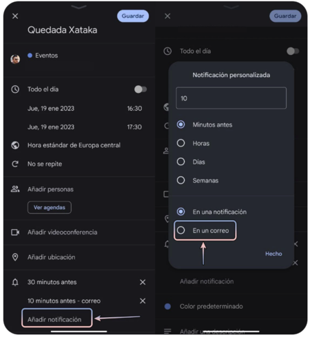 Notifaciones Por Correo