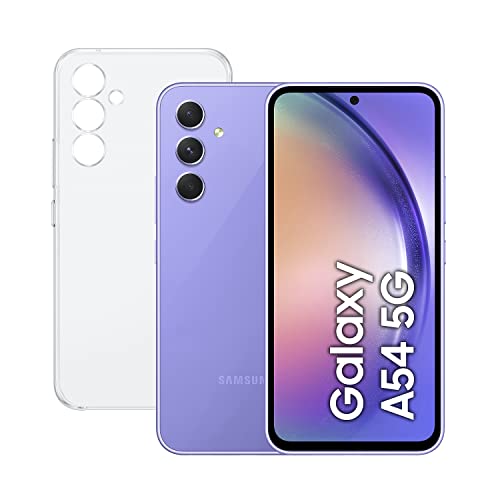 SAMSUNG Galaxy A54 5G (128GB, 8GB de RAM) Smartphone Android Color Violeta, Pantalla Infinity-O FHD+ de 6,4 Pulgadas, Batería de 5000 mAh, Exclusivo Amazon (Versión española)