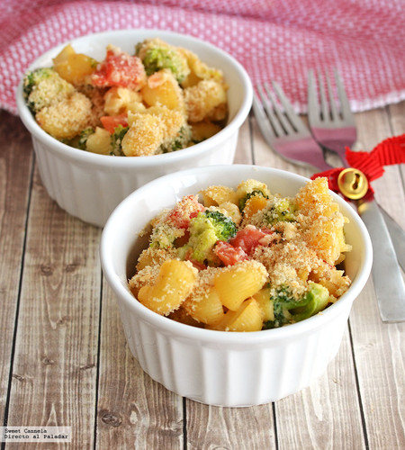 Mac ‘N Cheese con verduras. Receta