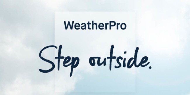 Aplicación Tiempo Weatherpro