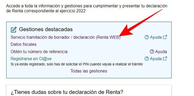Así puedes hacer la declaración de la Renta 2023 por adelantado: el ...