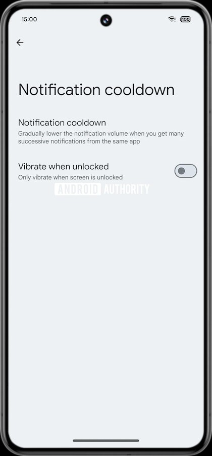 Notification Cooldown Settings With Vibrate Option Copia
