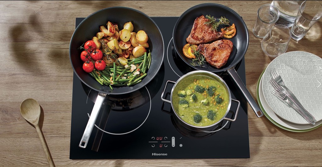 Esta es la nueva gama de hornos y encimeras de Hisense para facilitar la elaboración de platos en la cocina