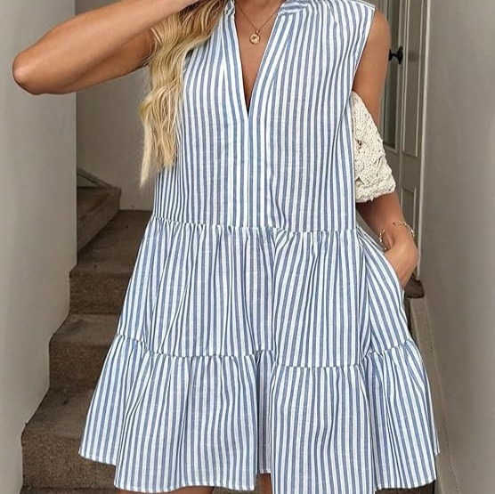 Vestido de rayas