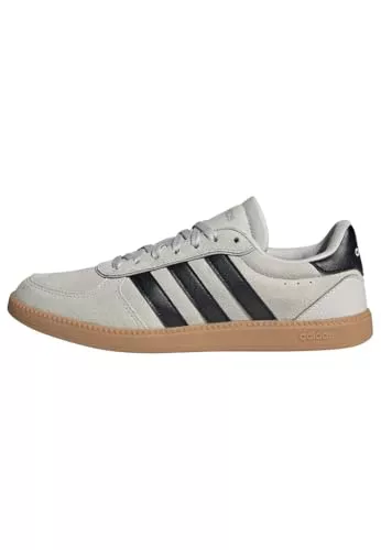 Adidas Mujer BREAKNET Sleek Shoes, Grey One/Core Black/Core Black, 39 1/3 EU