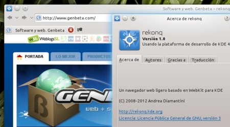 Lanzado Rekonq 1.0: más fiable que nunca