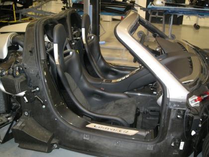 Porsche Carrera GT desnudo