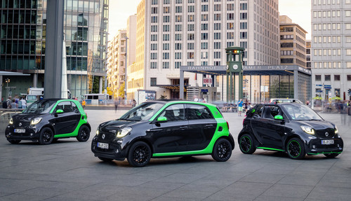 smart Electric Drive 2017: tres carrocerías y hasta 160 kilómetros de autonomía