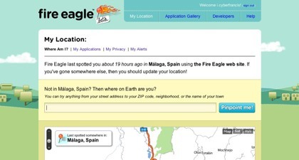Fire Eagle, el nuevo servicio de Yahoo para compartir nuestras ubicaciones