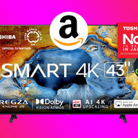 Buena, bonita y más barata que nunca en Amazon: Smart TV Toshiba 4K de 43 pulgadas con IA y Fire TV, por 5,490 pesos y hasta 12 MSI 