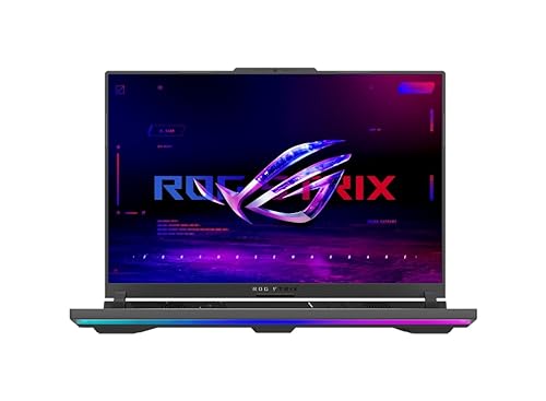 ASUS ROG Strix G16 G614JI - Ordenador Portátil Gaming de 16" WQXGA 240Hz (Intel Core i9-13980HX, 32GB RAM, 1TB SSD, RTX4070-8GB, Sin Sistema Operativo) Color Gris - Teclado QWERTY español