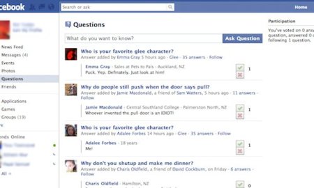 Primeras imágenes de la nueva funcionalidad de preguntas en Facebook