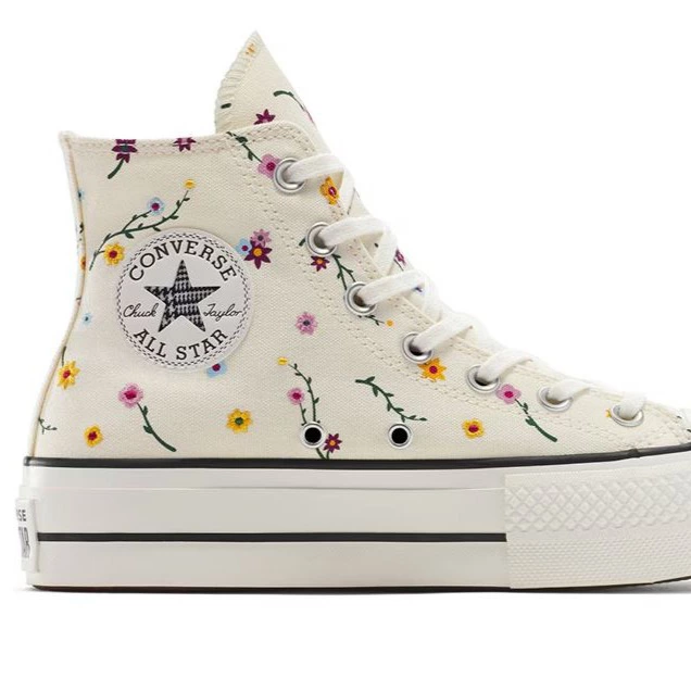 Zapatillas casual de mujer Chuck Taylor All Star Lift Floral Graphic Converse

