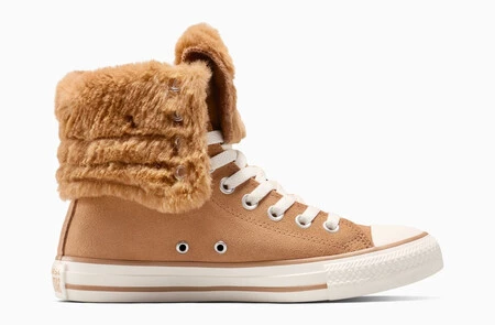 Chuck Taylor All Star Fold Over Xhi Faux Fur