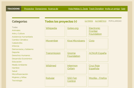 TrackDons: ¿harías públicas tus donaciones si esto animase a otros a donar?