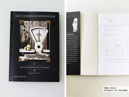 Les cuineres de Binissalem. Libro de cocina