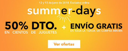 Toys `r us celebra los summer days con descuentos de hasta el 50% en cientos de juguetes y envío gratuito