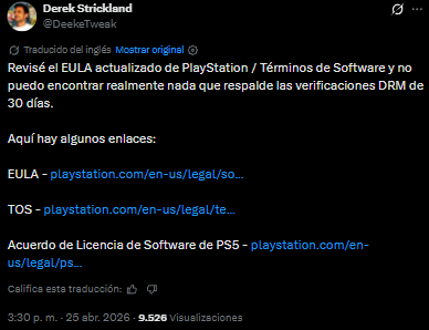 Si no te conectas a Internet, pierdes tus juegos digitales. La última polémica de PlayStation incendia las redes, y el silencio de Sony no ayuda