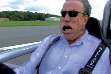 Jeremy Clarkson, probando un Ariel Atom en Top Gear