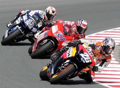 Pedrosa Stoner Melandri Alemania 2007