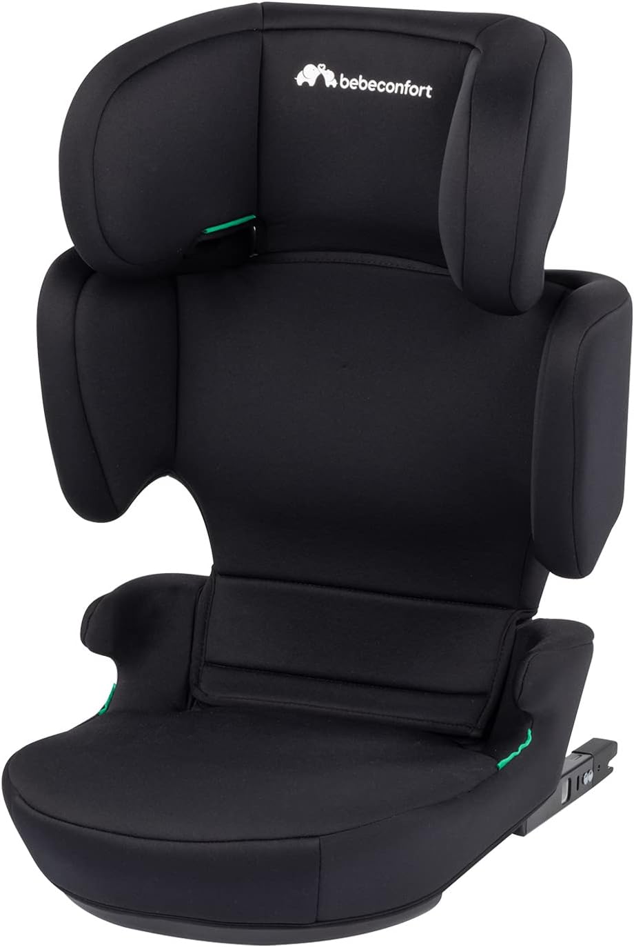 Bebeconfort Road Fix i-Size silla de coche isofix 15-36 kg Grupo 2/3 para niños de 100-150 cm, aprox. 3,5-12 años, silla de coche plegable, regulable en altura, Color Black Mist