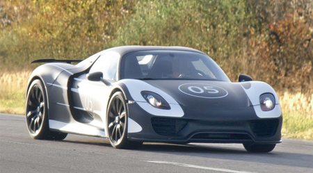 El Porsche 918 Spyder Hybrid cazado con un nuevo diseño