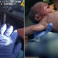 Una mujer da a luz a su sexto hijo en el coche, ayudada por un policía que ha recibido a otros dos bebés en año y medio