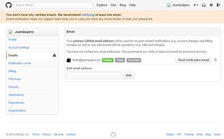 Alta en Github