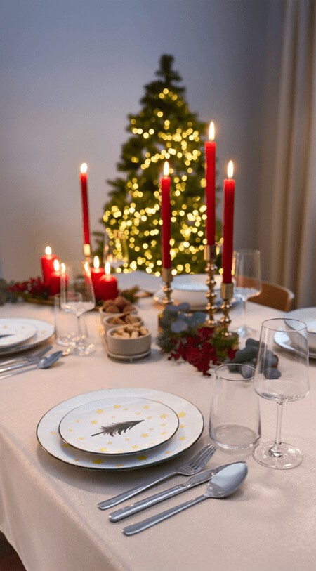Vajilla de Navidad Aldi