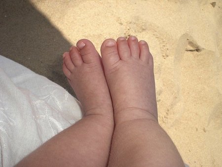 La foto de tu bebé: Claudia en la playa