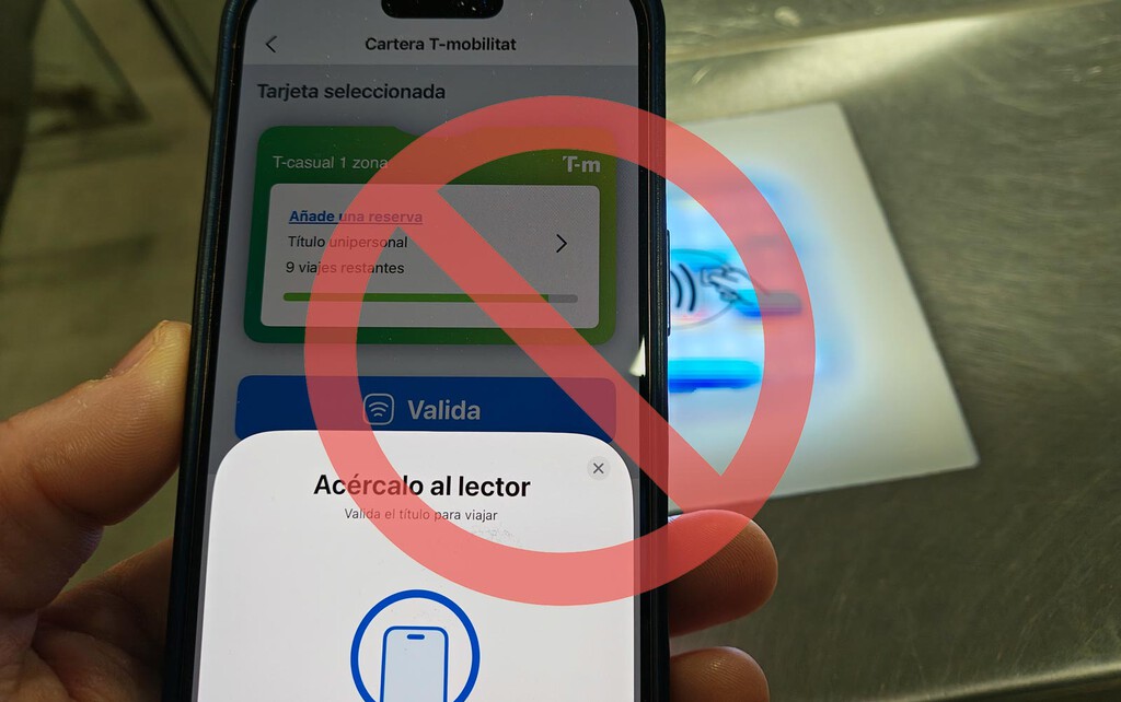 En Barcelona se repiten los problemas con la T-Mobilitat y los usuarios de iPhone. Tener el billete en el móvil es una lotería