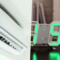 He encontrado el hack definitivo para mi aire acondicionado: un reloj-termómetro de AliExpress de 7 euros