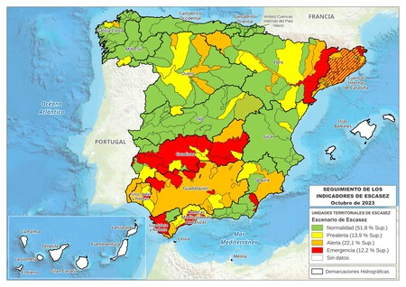 Mapa Escasez Oct 2023 Ar