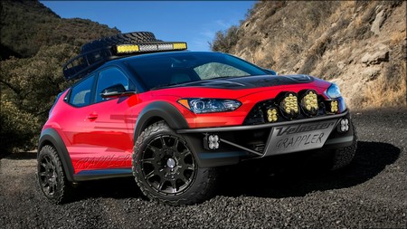 Hyundai Veloster Grappler, el hatchback se pone campero y debutará en el SEMA Show