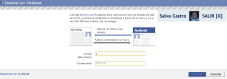 Identifícate en Genbeta con tu cuenta de Facebook