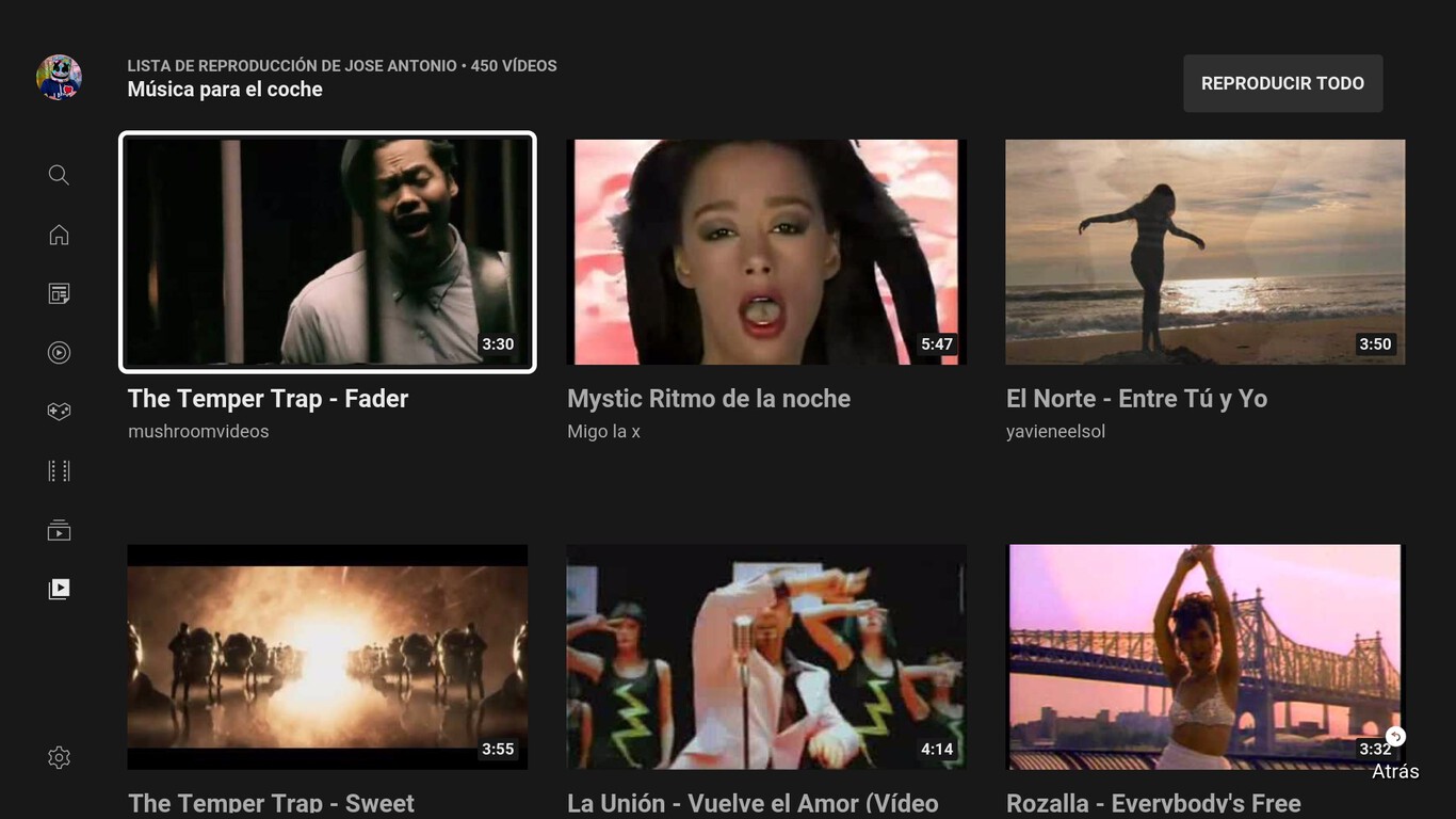 YouTube para Android TV estrena nueva interfaz en las listas de ...