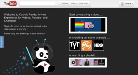 Lo mejor y lo peor de la interfaz 'Cosmic Panda' de YouTube
