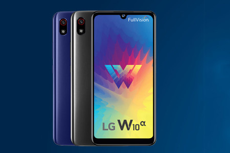 LG W10 Alpha: el más básico de LG apuesta por el notch en forma de gota