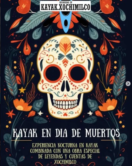 Así es la experiencia de Día de Muertos en Xochimilco: kayak entre cempasúchil, leyendas, pan de muerto y atole