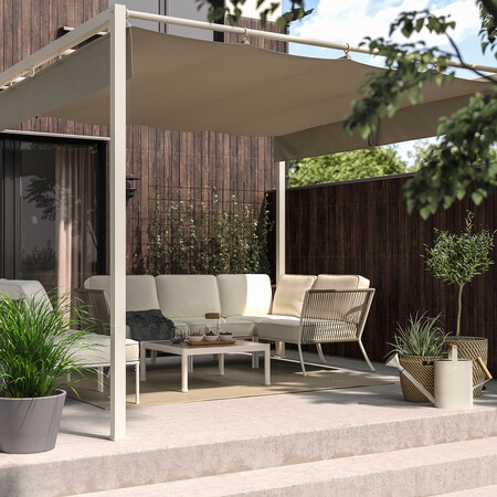 Hammaron Pergola Beige Grisaceo Gris Beige 1233362 Pe916723 S5
