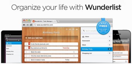Wunderlist, gestiona tus listas de tareas desde cualquier dispositivo
