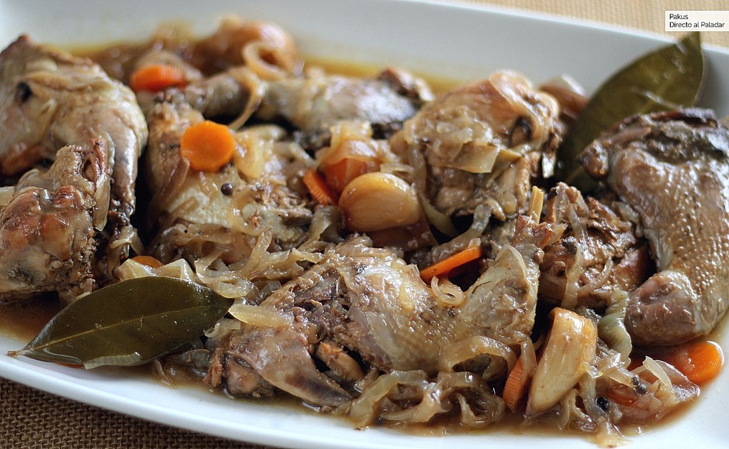 Perdiz en escabeche casero, para enriquecer tus ensaladas y para el aperitivo 