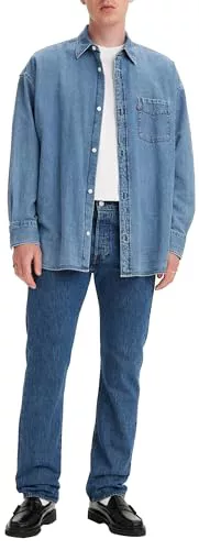 Levi's Big and Tall Hombre 11501-0115 Jeans Not Applicable, Stonewash 80684, 50 32